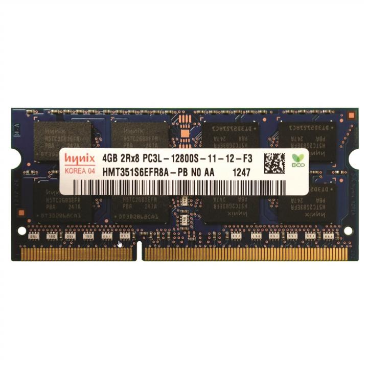 رم لپ تاپ DDR3L تک کاناله 1600 مگاهرتز CL11 هاینیکس مدل PC3L ظرفیت 4 گیگابایت Hynix PC3L DDR3 1600MHz CL11 Single Channel Loptop RAM 4GB